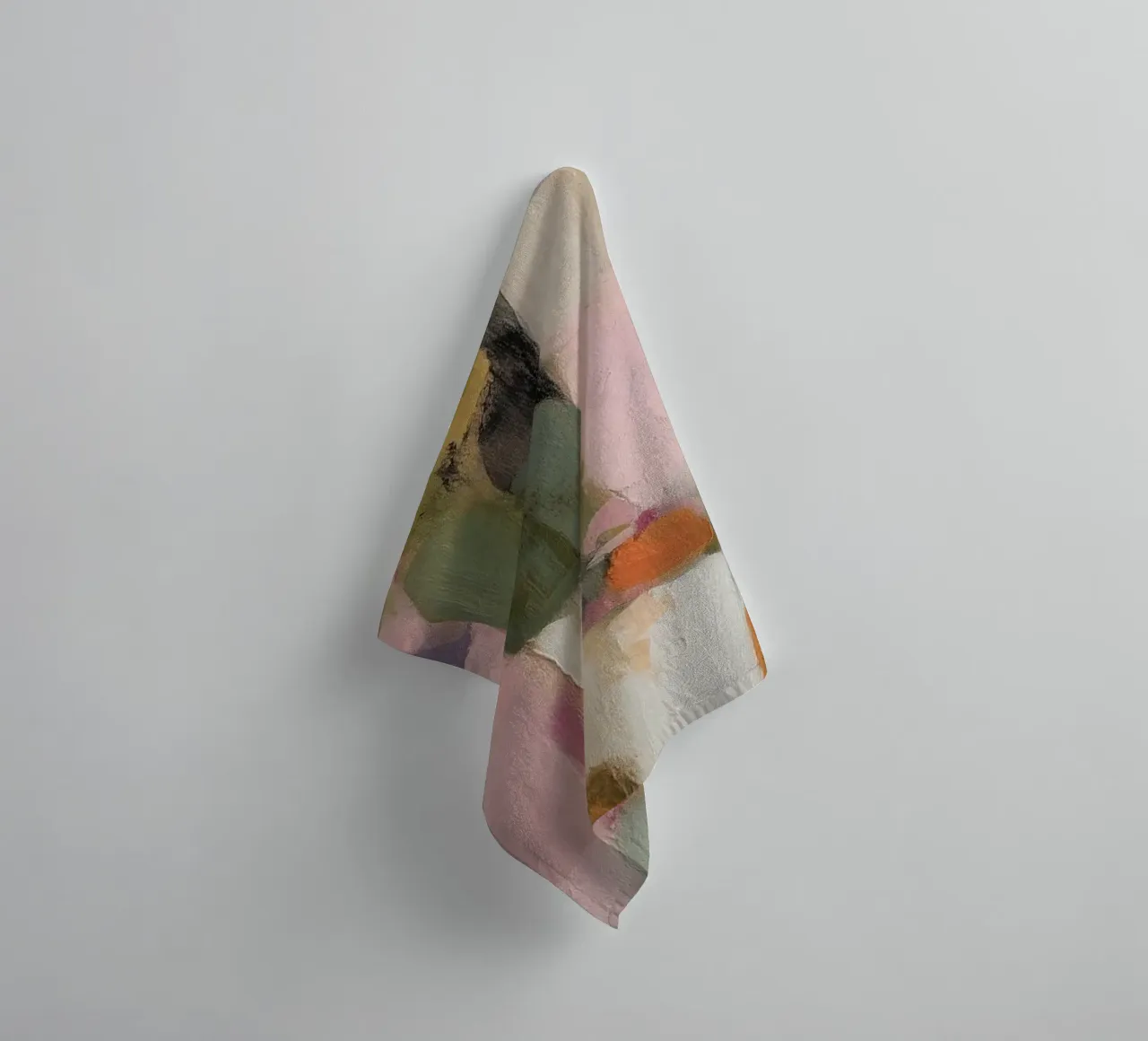 Fine abstract fields towel by Carinaprint