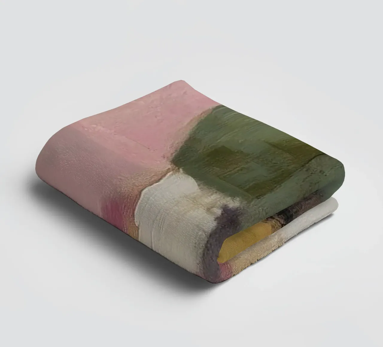 Fine abstract fields towel by Carinaprint