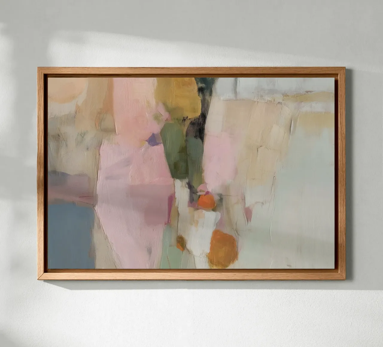 Fine abstract fields canvas by Carinaprint