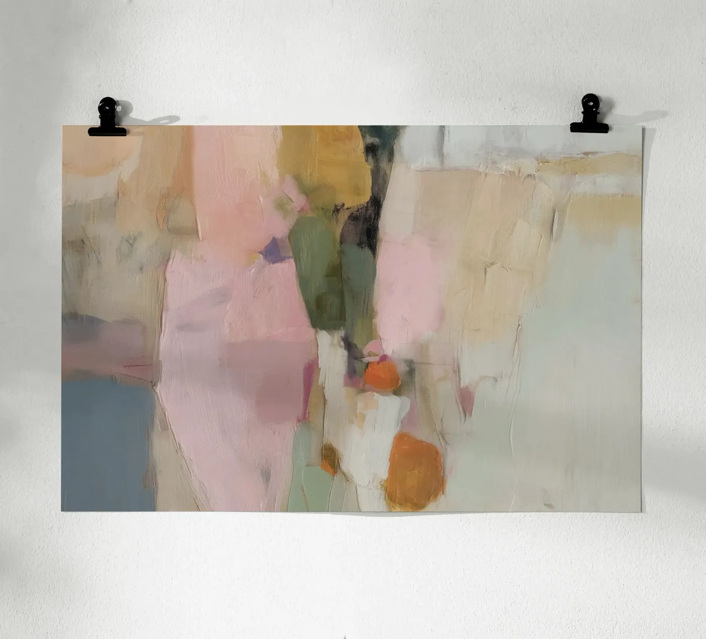 Fine abstract fields poster by Carinaprint