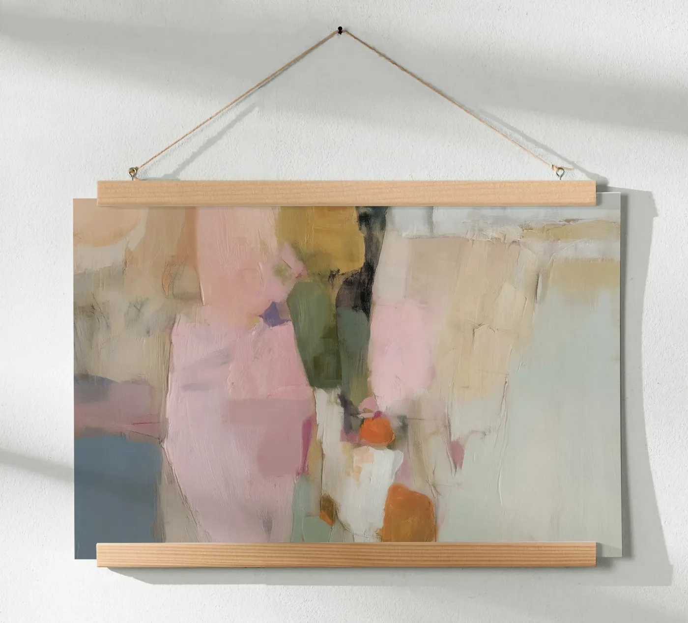 Fine abstract fields poster by Carinaprint