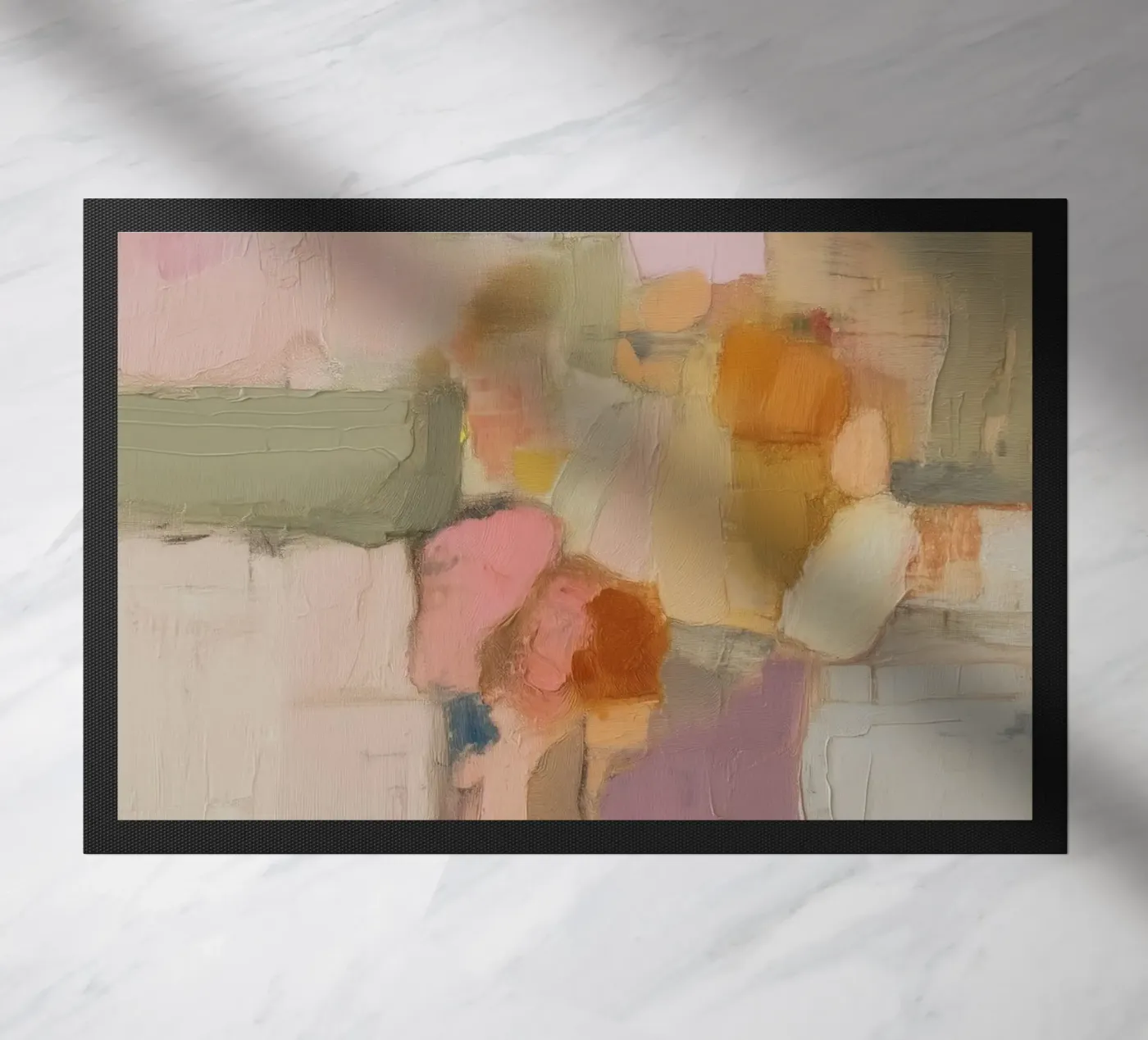 Abstract textural splendour doormat by Carinaprint