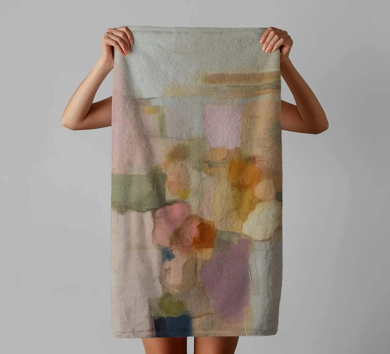 Abstract textural splendour towel by Carinaprint