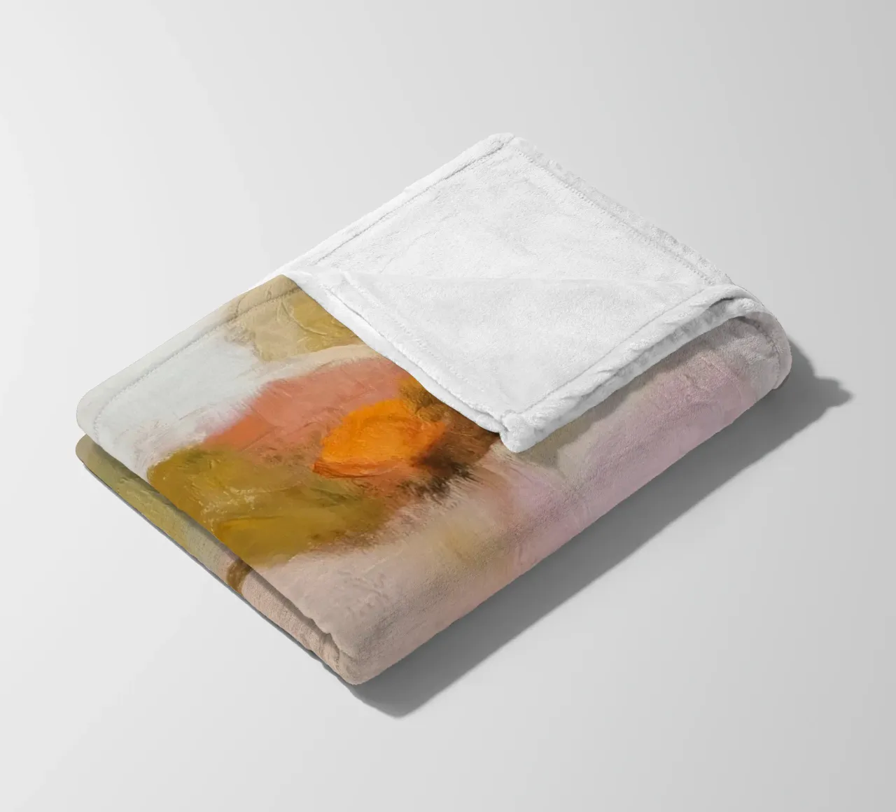 Sfumature di colore delicatamente fluide coperta in pile da Carinaprint