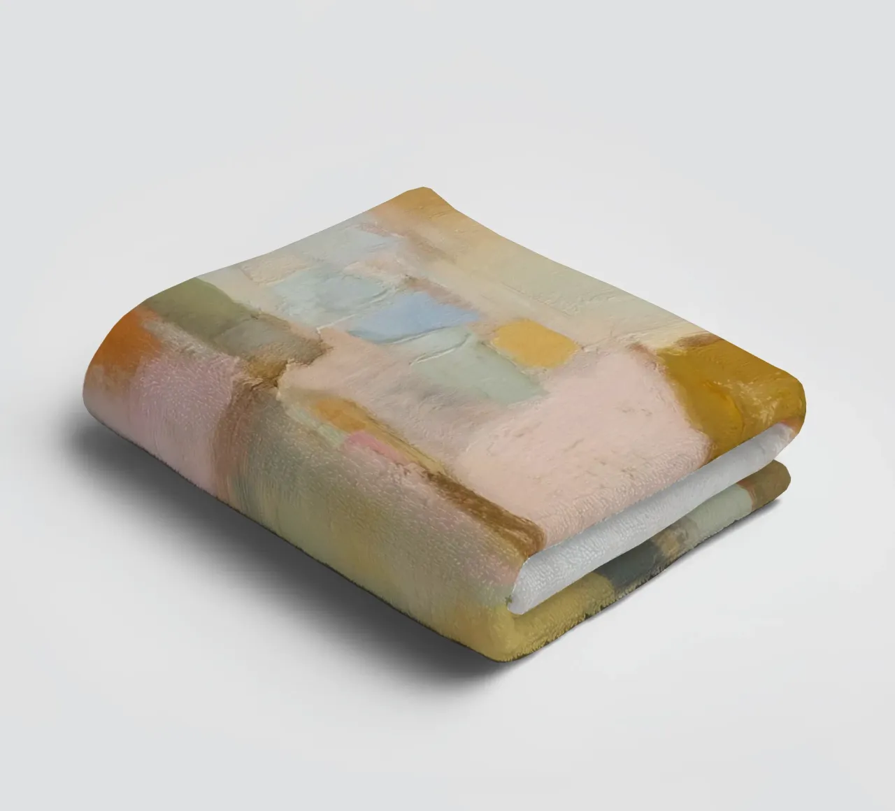 Sfumature di colore delicatamente fluide asciugamano da bagno da Carinaprint