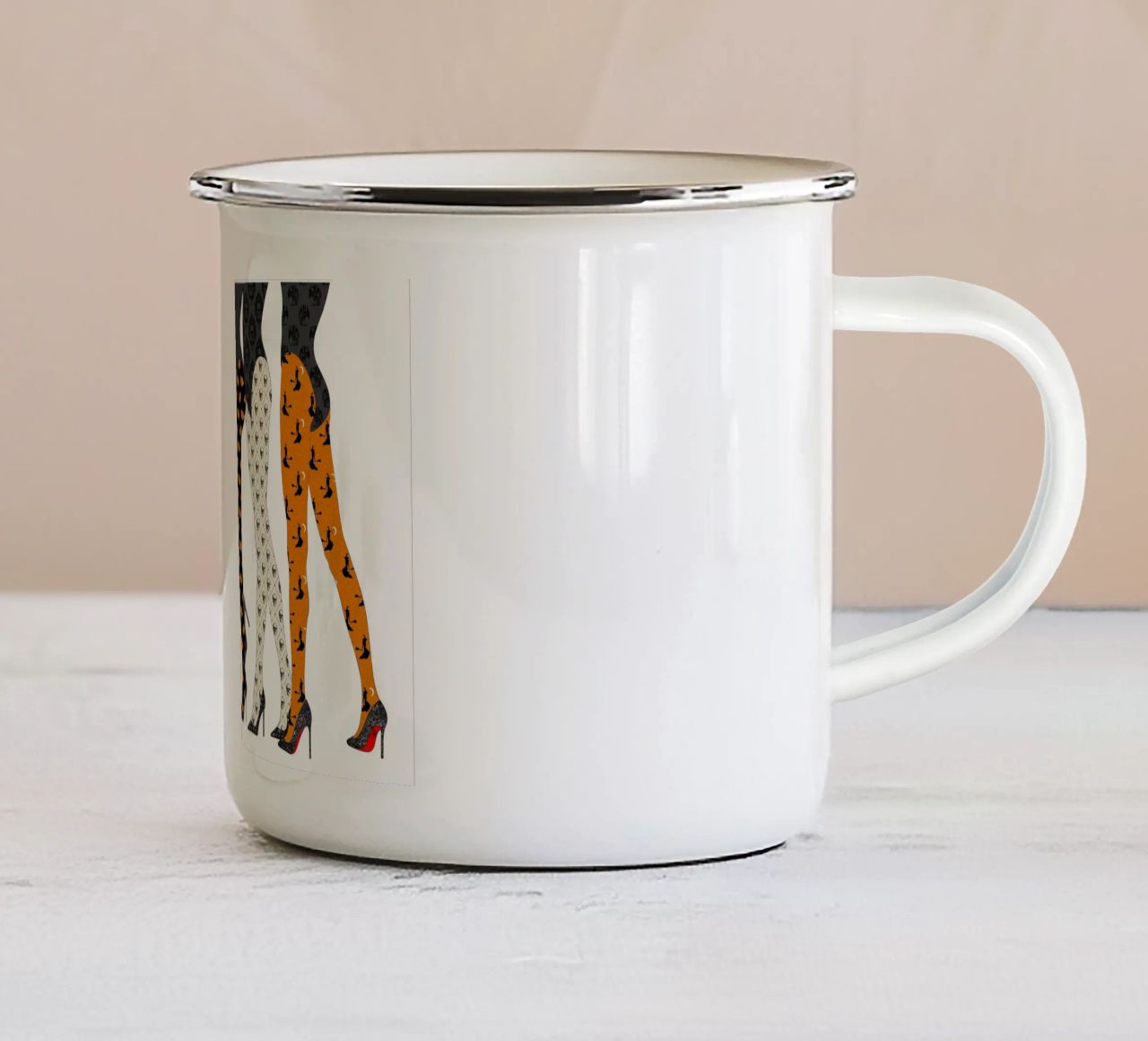 CONGREGA DI STREGHE DI HALLOWEEN tazza in smalto da ARTOMATIC