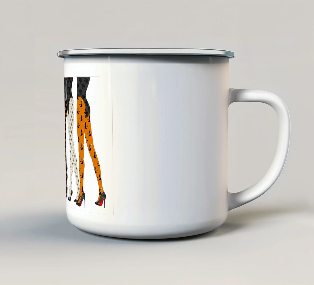 CONGREGA DI STREGHE DI HALLOWEEN tazza in smalto da ARTOMATIC