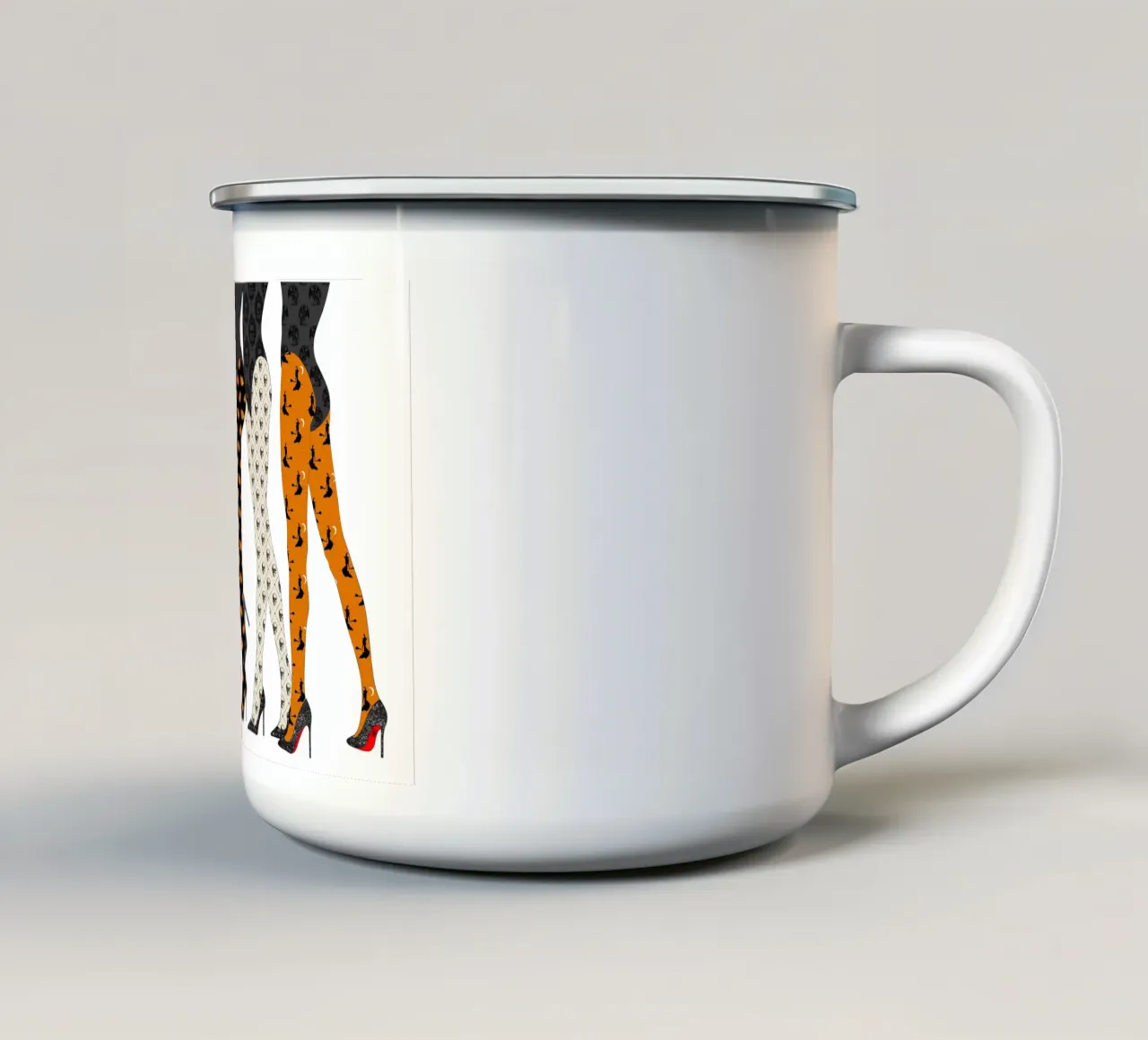 CONGREGA DI STREGHE DI HALLOWEEN tazza in smalto da ARTOMATIC