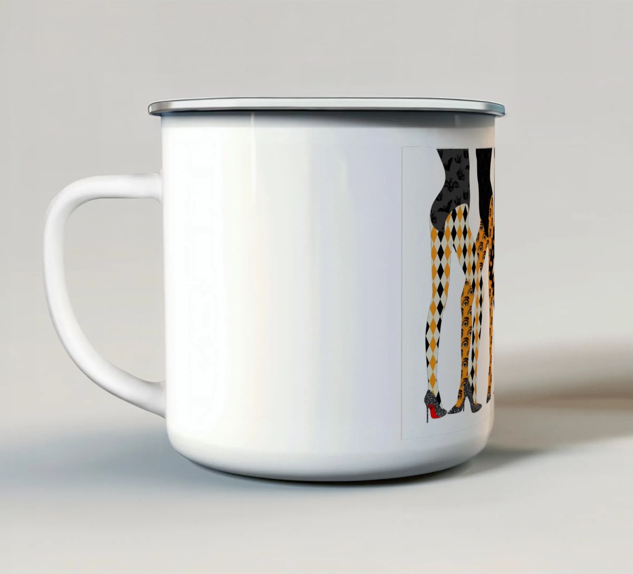 CONGREGA DI STREGHE DI HALLOWEEN tazza in smalto da ARTOMATIC