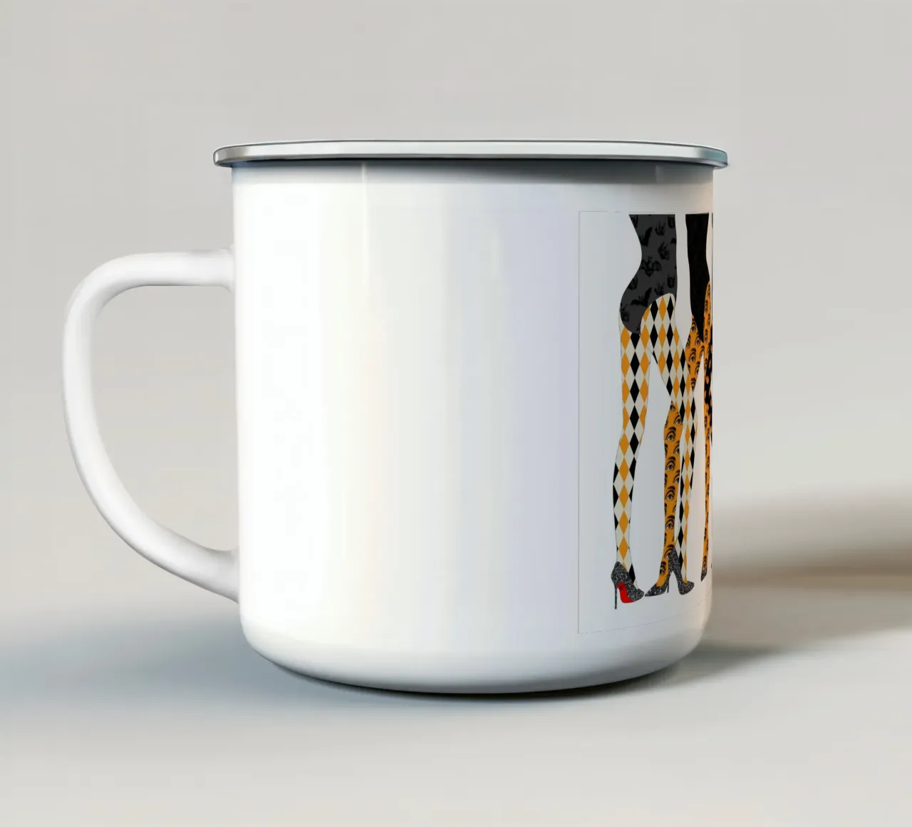 CONGREGA DI STREGHE DI HALLOWEEN tazza in smalto da ARTOMATIC