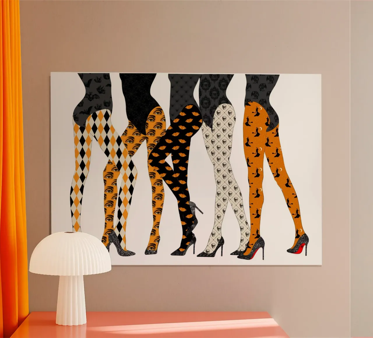 CONGREGA DI STREGHE DI HALLOWEEN poster da ARTOMATIC