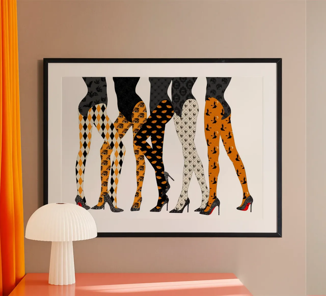 CONGREGA DI STREGHE DI HALLOWEEN poster da ARTOMATIC
