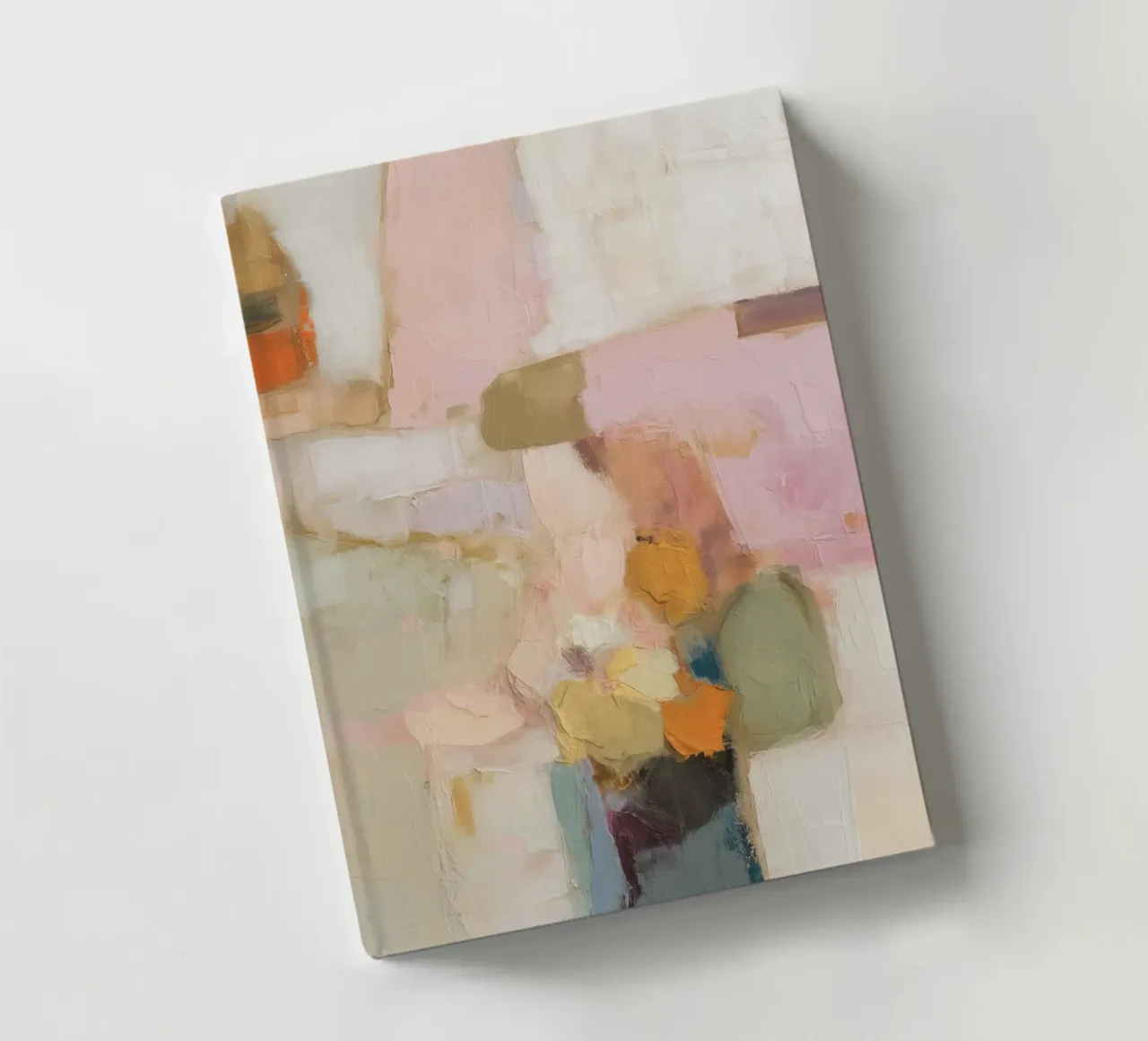 Delicate abstract worlds of colour notebook by Carinaprint