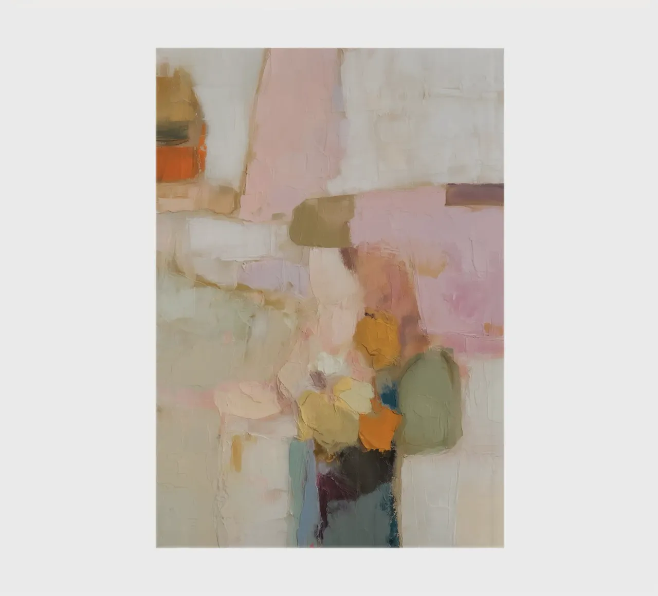 Delicate abstract worlds of colour notebook by Carinaprint