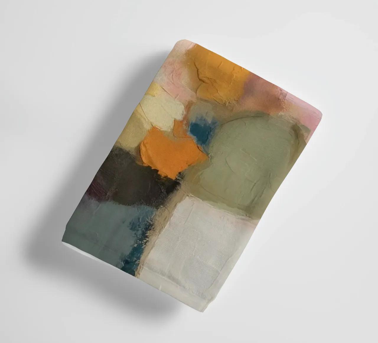 Delicate abstract worlds of colour towel by Carinaprint