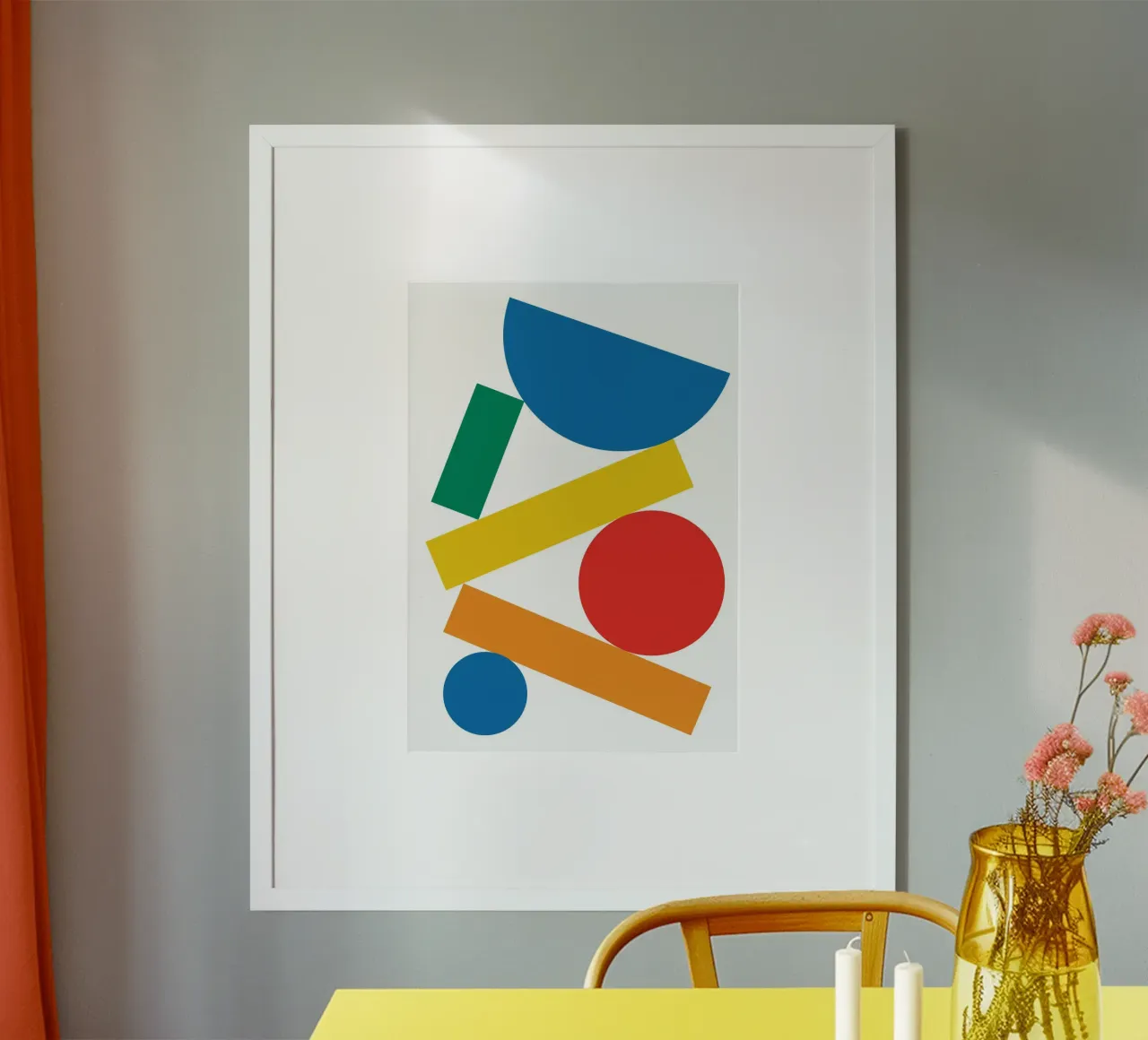 Bauhaus Stack Semi Circle poster by Family Bauhaus Art