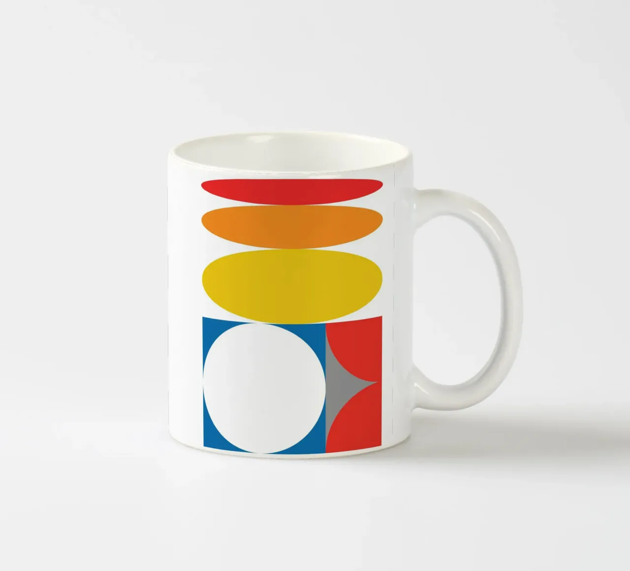 Bauhaus Circle Stretch tazza in ceramica da Family Bauhaus Art