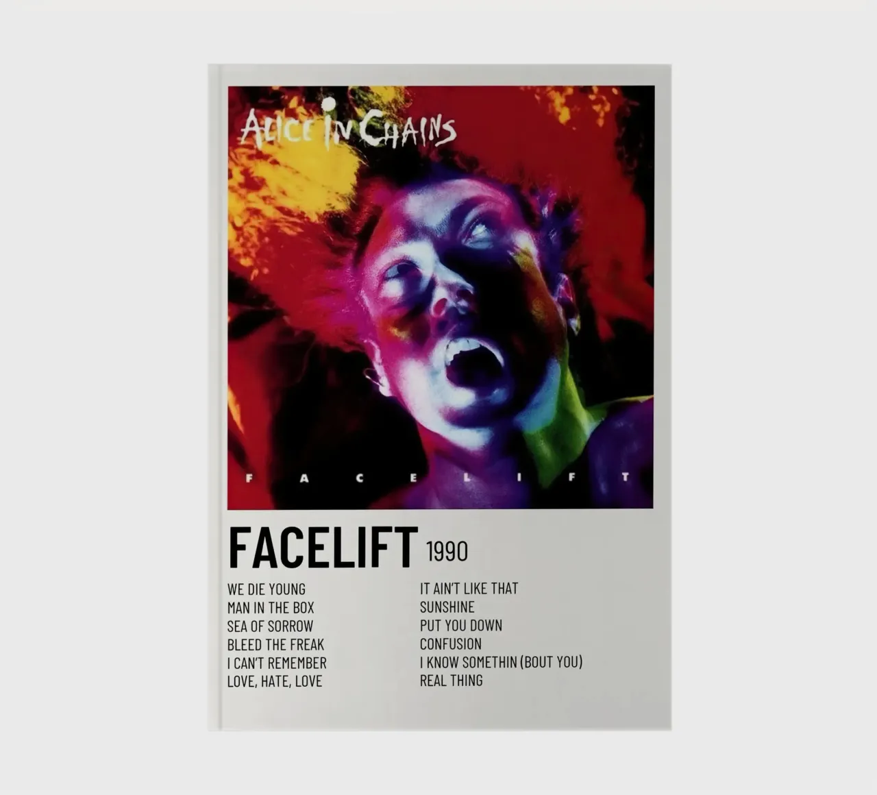 Alice In Chains Facelift notebook by Raptor Metafora