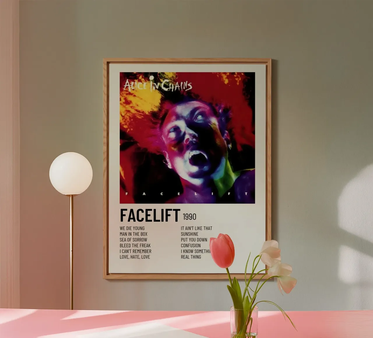Alice In Chains Facelift alluminio dibond da Raptor Metafora