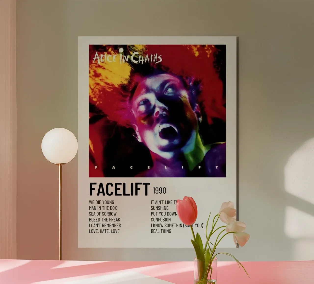 Alice In Chains Facelift alluminio dibond da Raptor Metafora