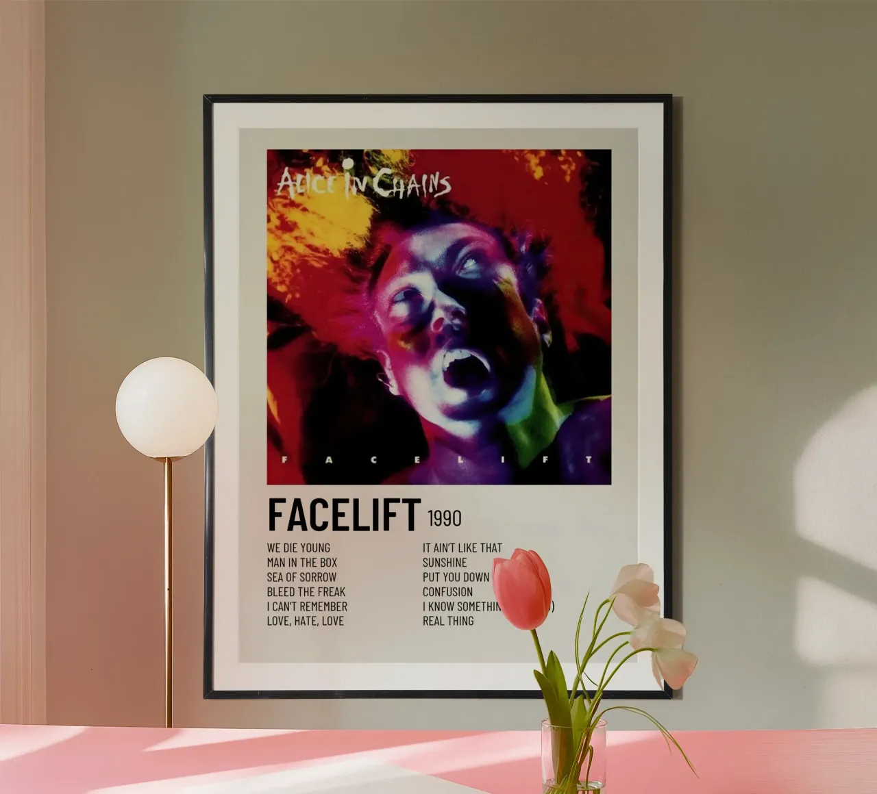 Alice In Chains Facelift carta hahnemühle da Raptor Metafora