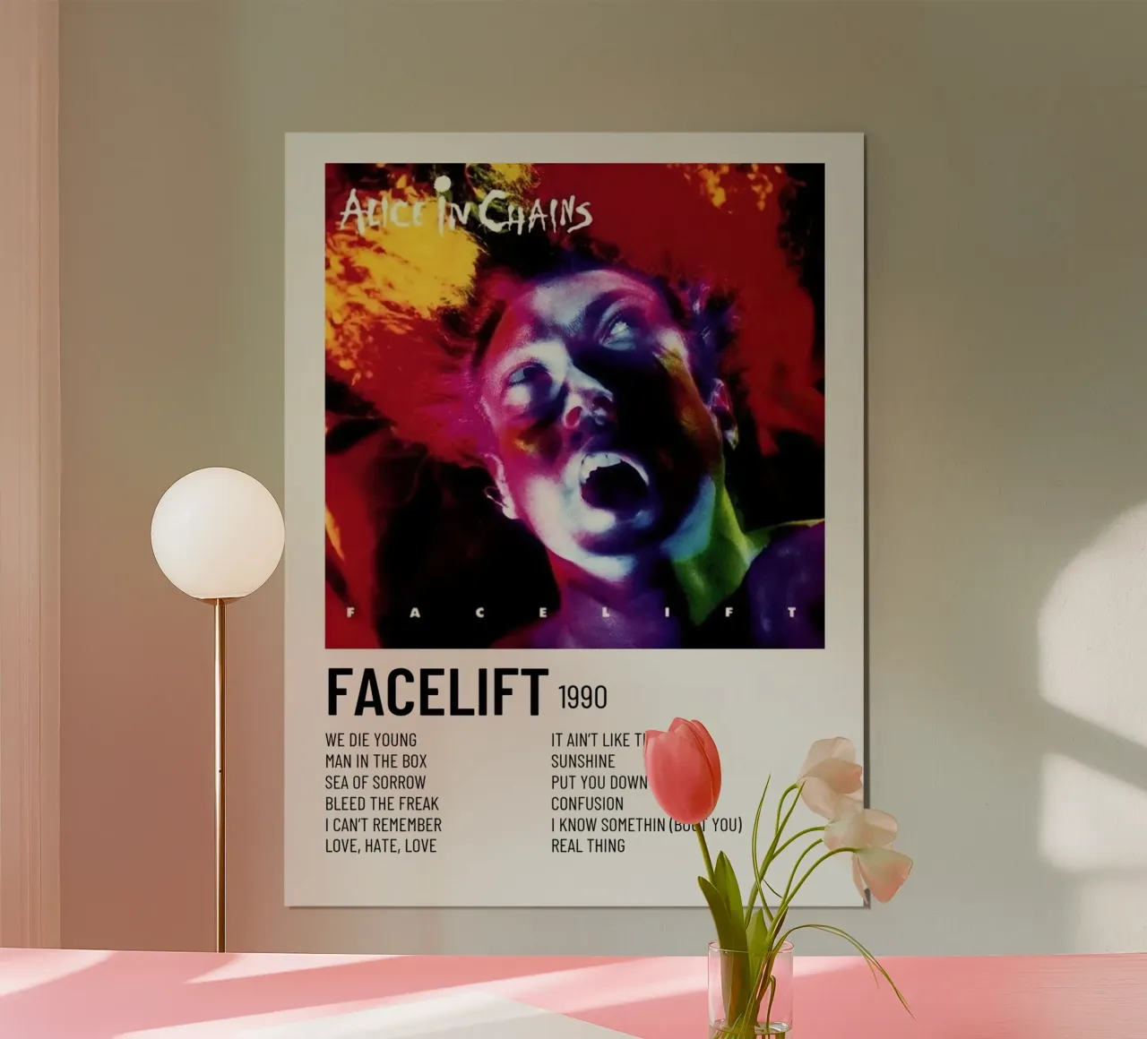 Alice In Chains Facelift carta hahnemühle da Raptor Metafora
