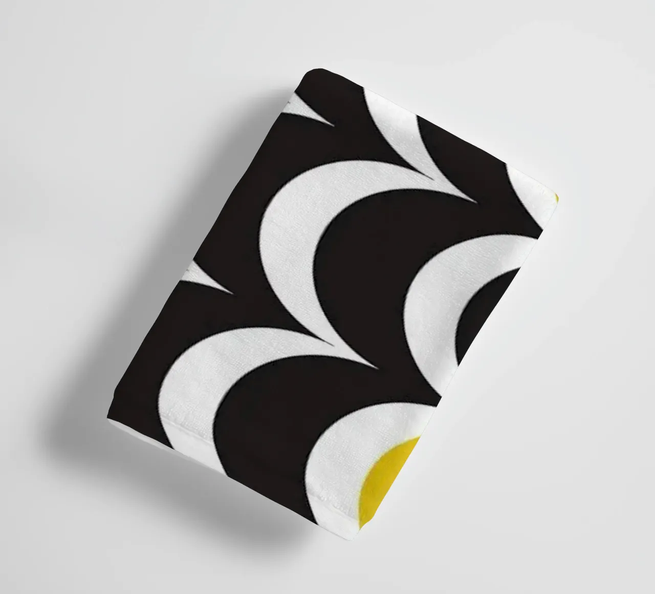 Half circle bauhaus horizontal towel by Family Bauhaus Art