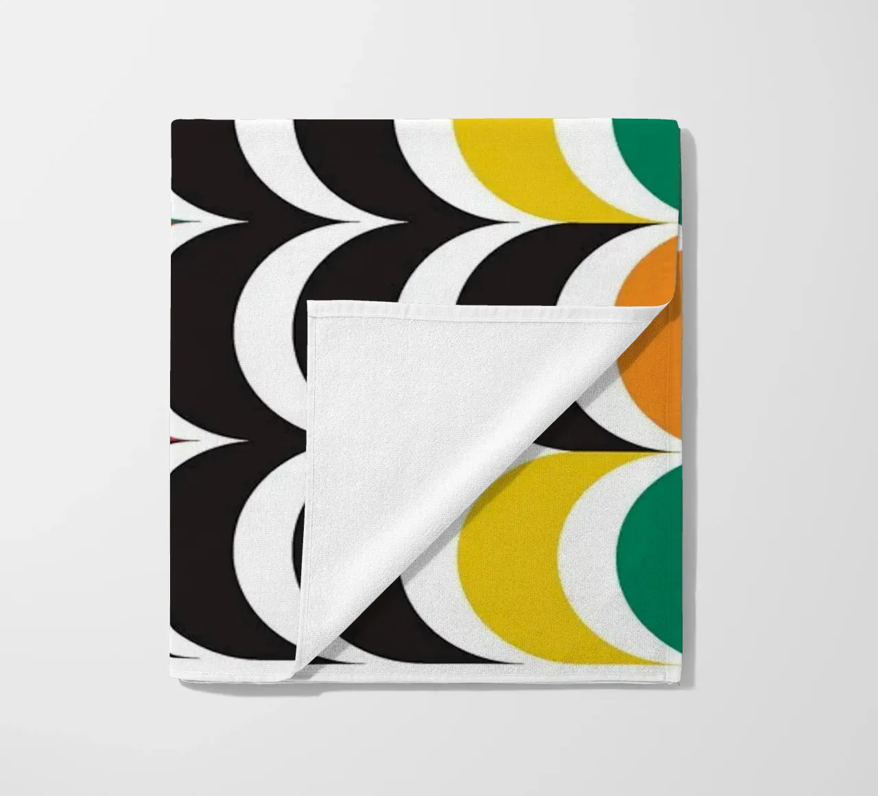 Medio círculo bauhaus horizontal toalla de playa de Family Bauhaus Art