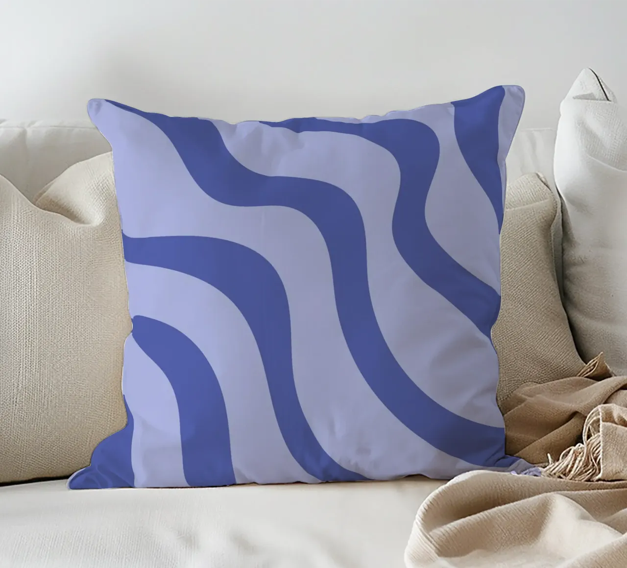Linea striscia onda oceano cuscino da galihstudio