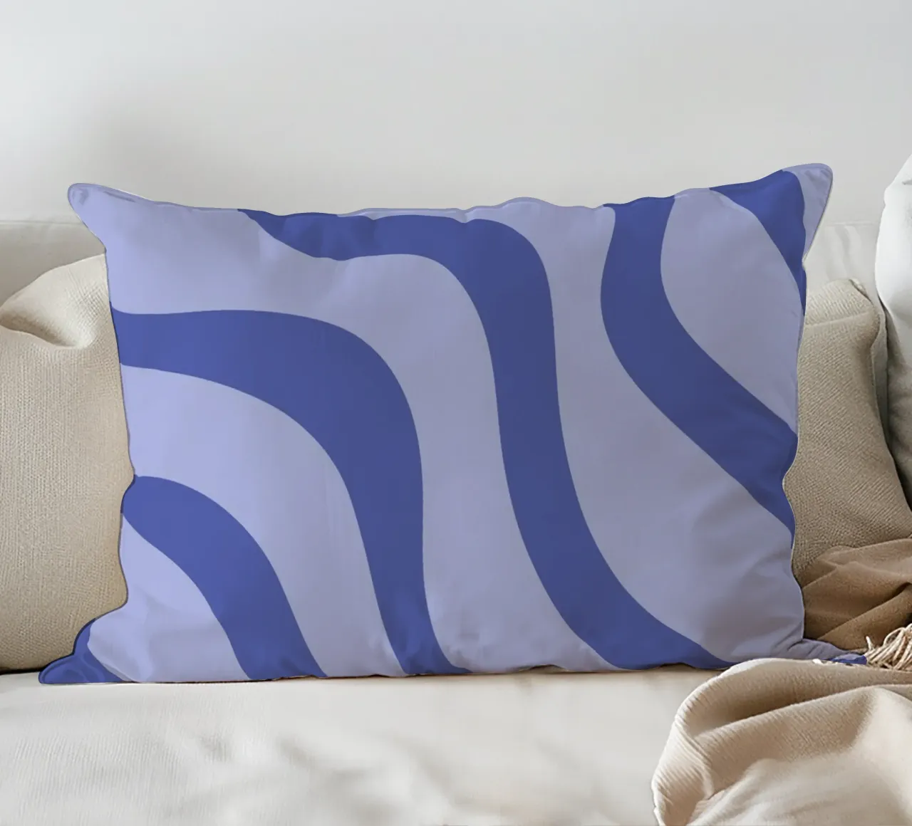 Linea striscia onda oceano cuscino da galihstudio