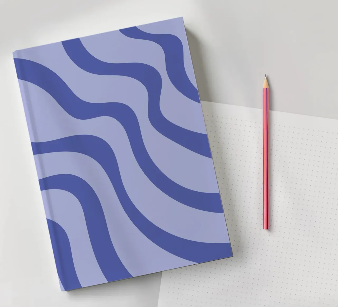 Line strip wave ocean notebook by galihstudio