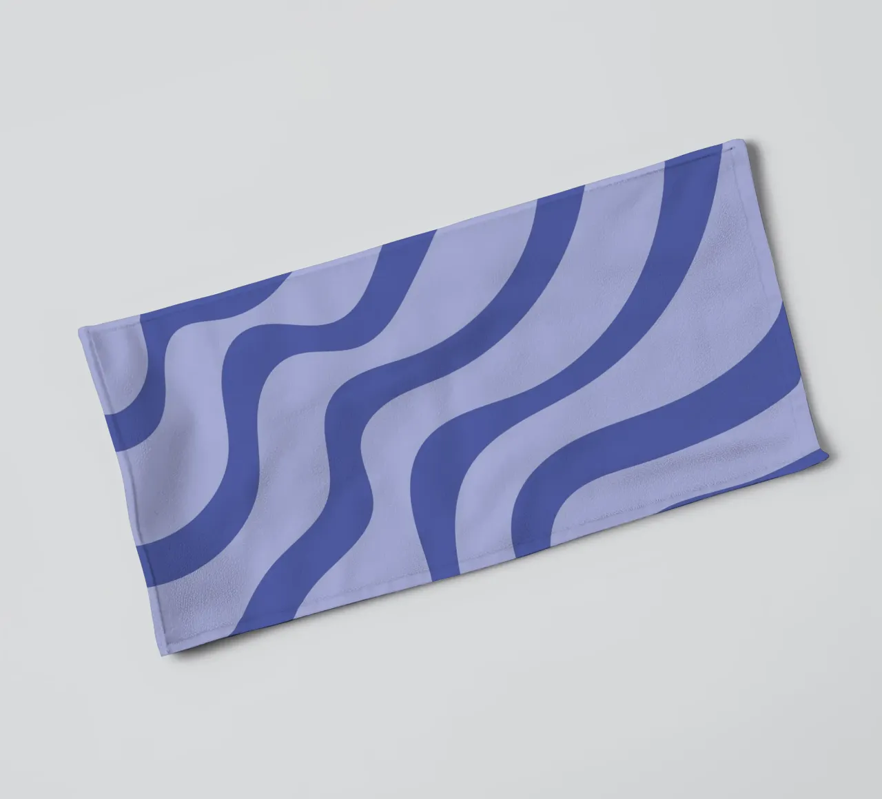 Linea striscia onda oceano asciugamano da bagno da galihstudio