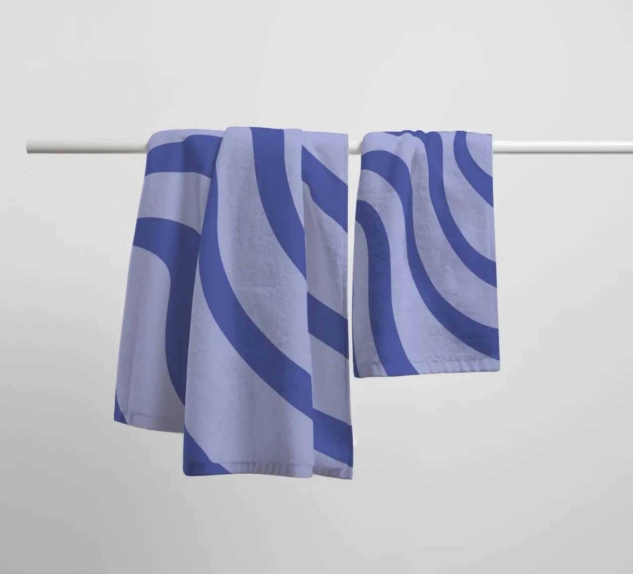 Linea striscia onda oceano asciugamano da bagno da galihstudio