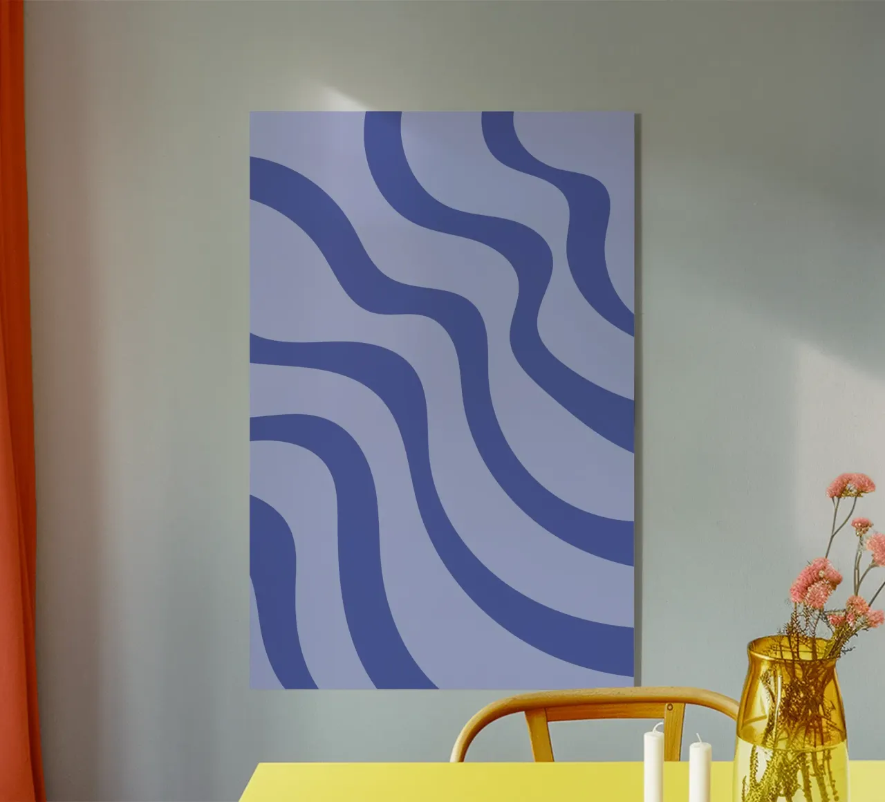 Linea striscia onda oceano plexiglass da galihstudio