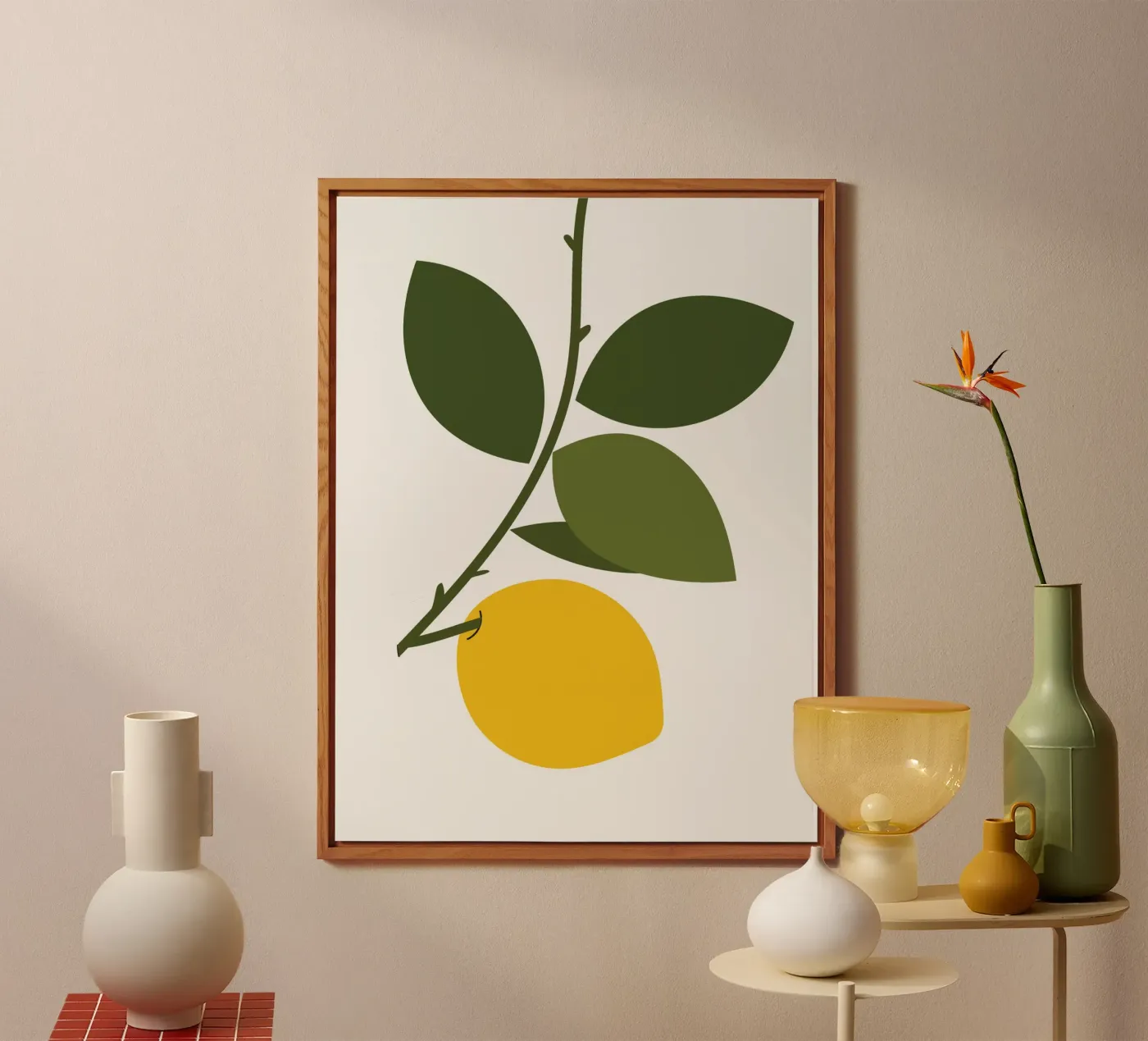 Lemon leaf summer forex plate by galihstudio