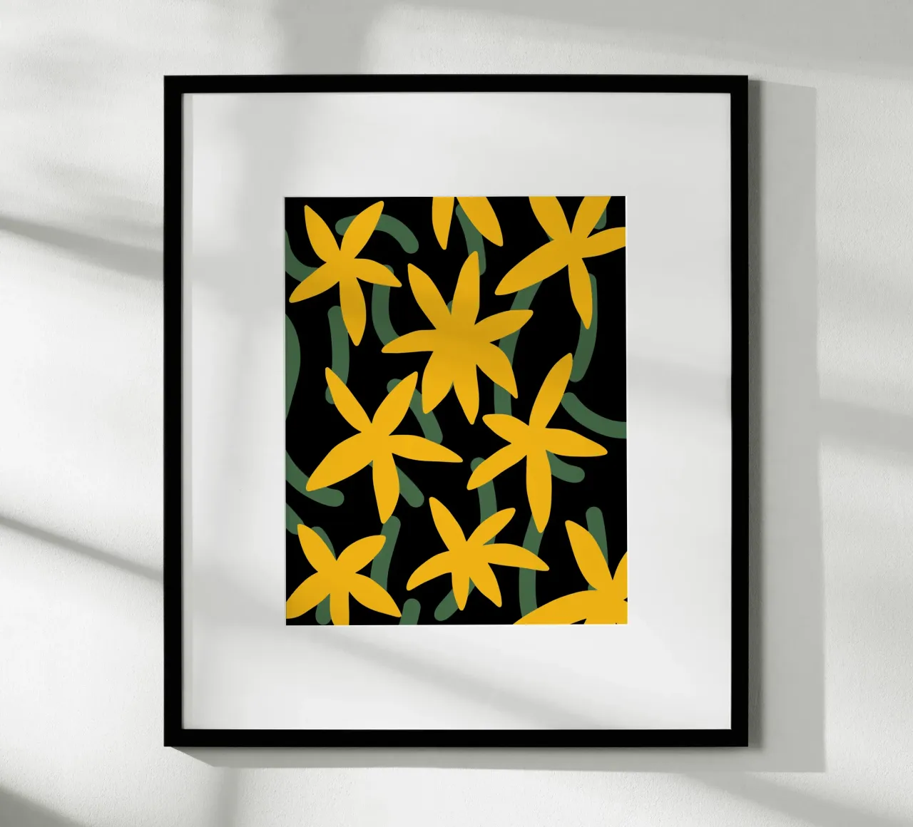 Motivo floreale a stella poster da Little Dean