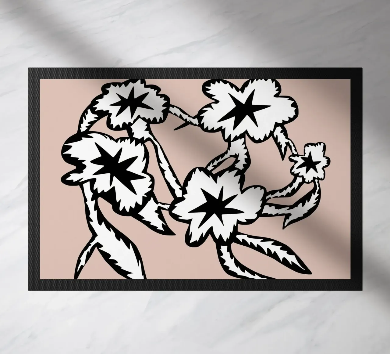 Merry go round bloomers var 2 doormat by Little Dean