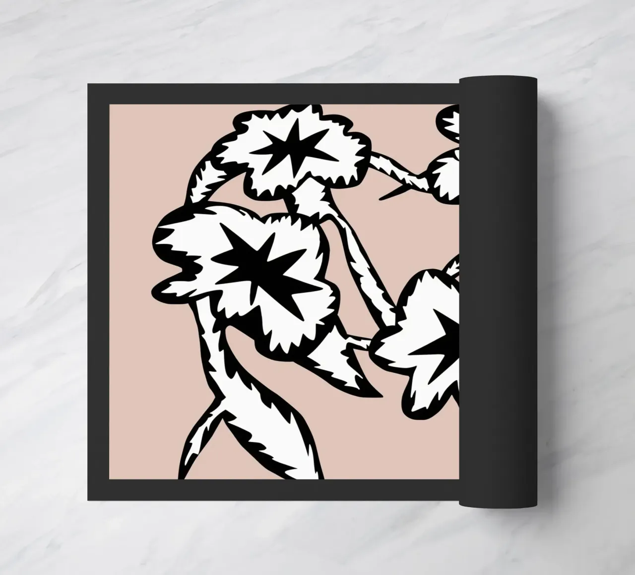 Merry go round bloomers var 2 doormat by Little Dean