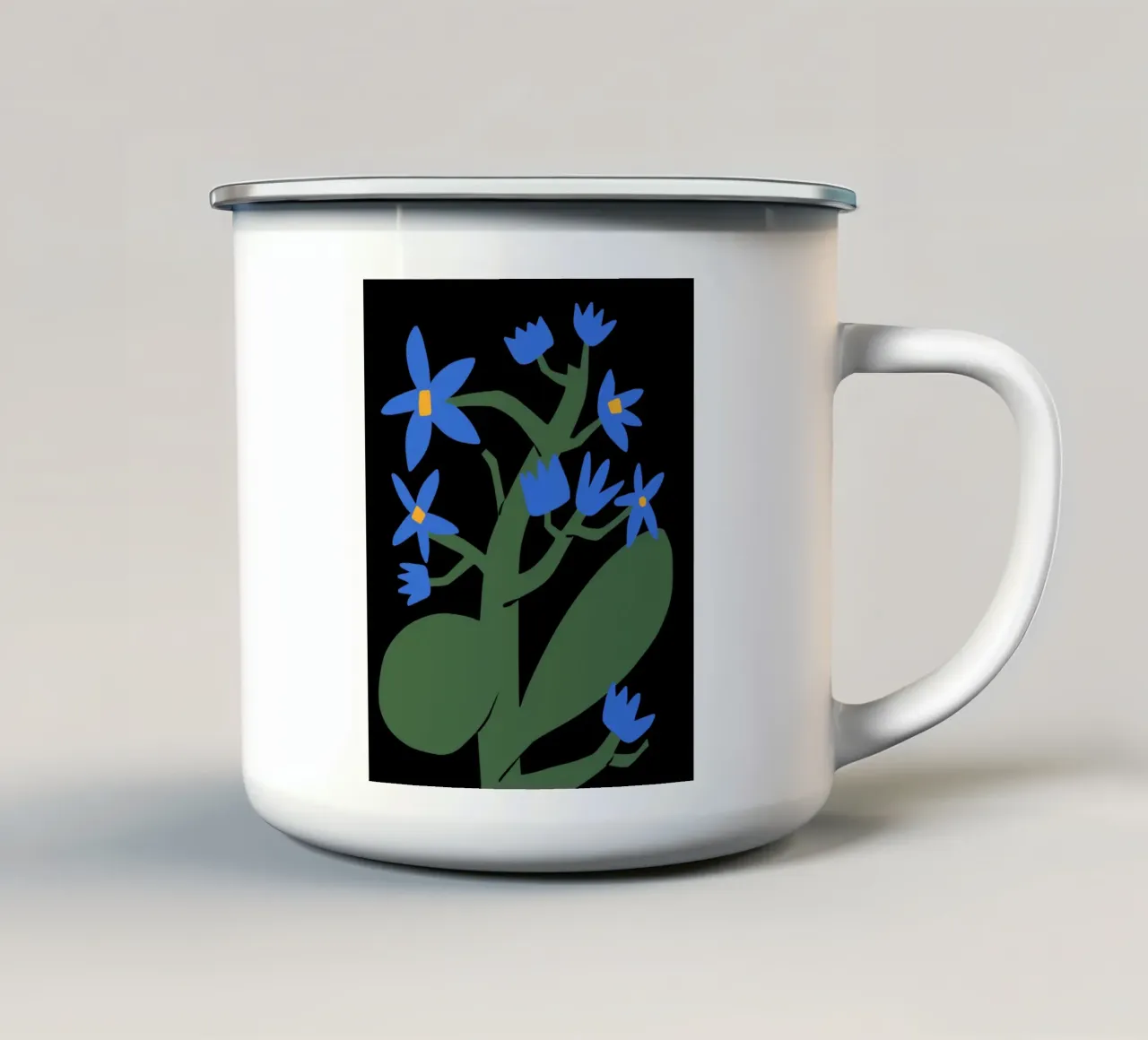 Stella blu di notte tazza in smalto da Little Dean