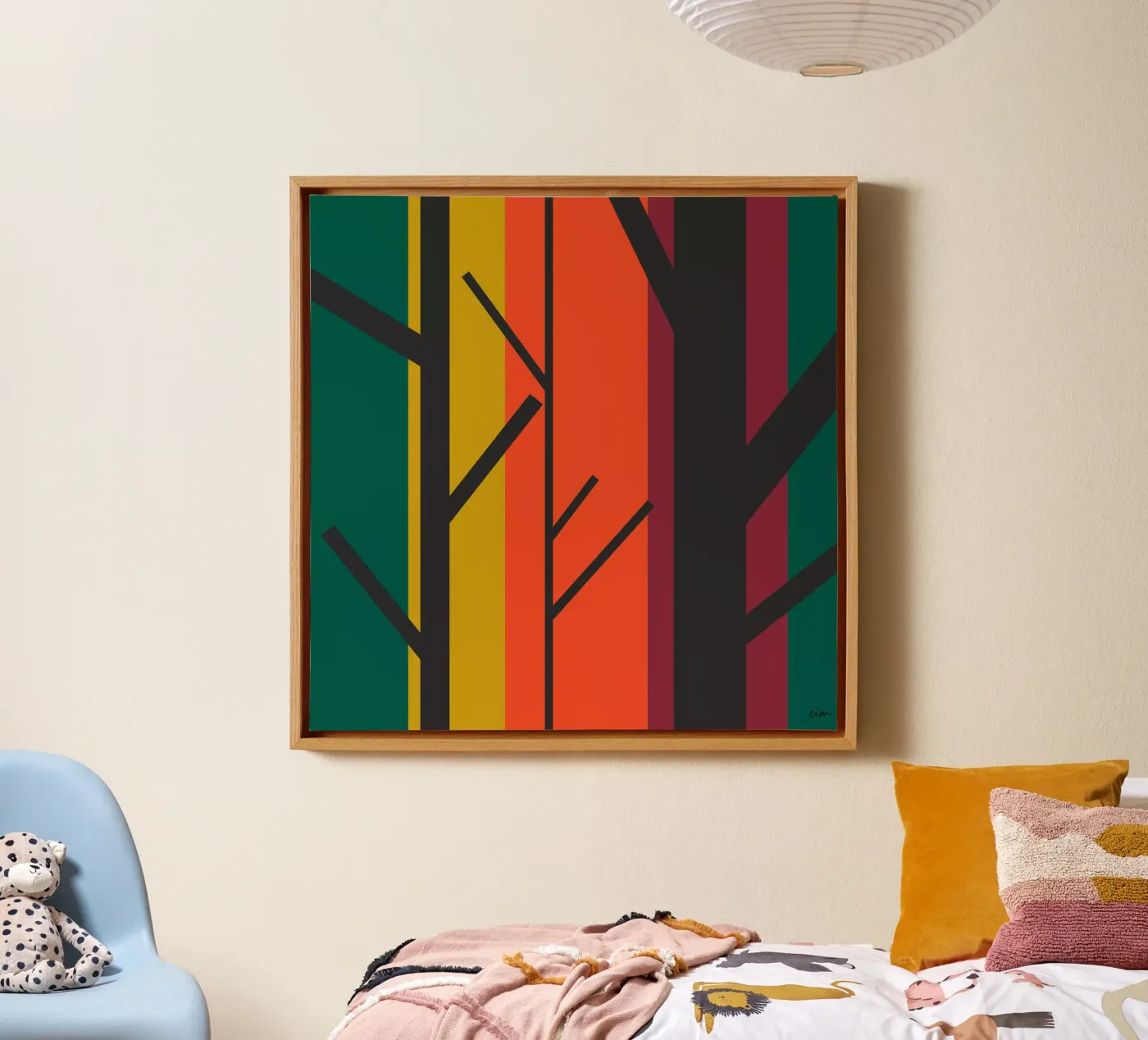 Forêt graphique. tela da cim_art