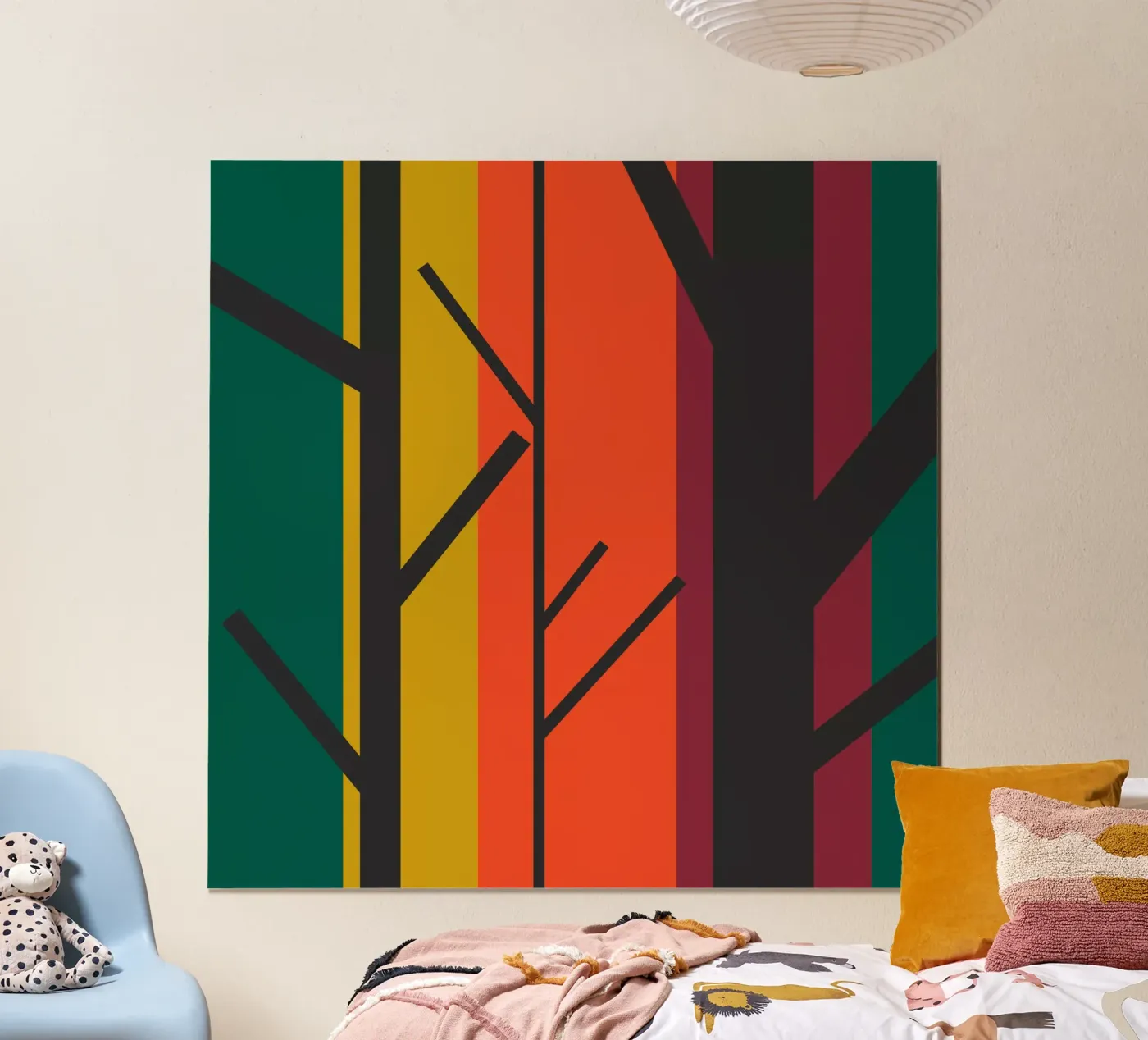 Forêt graphique. Poster von cim_art