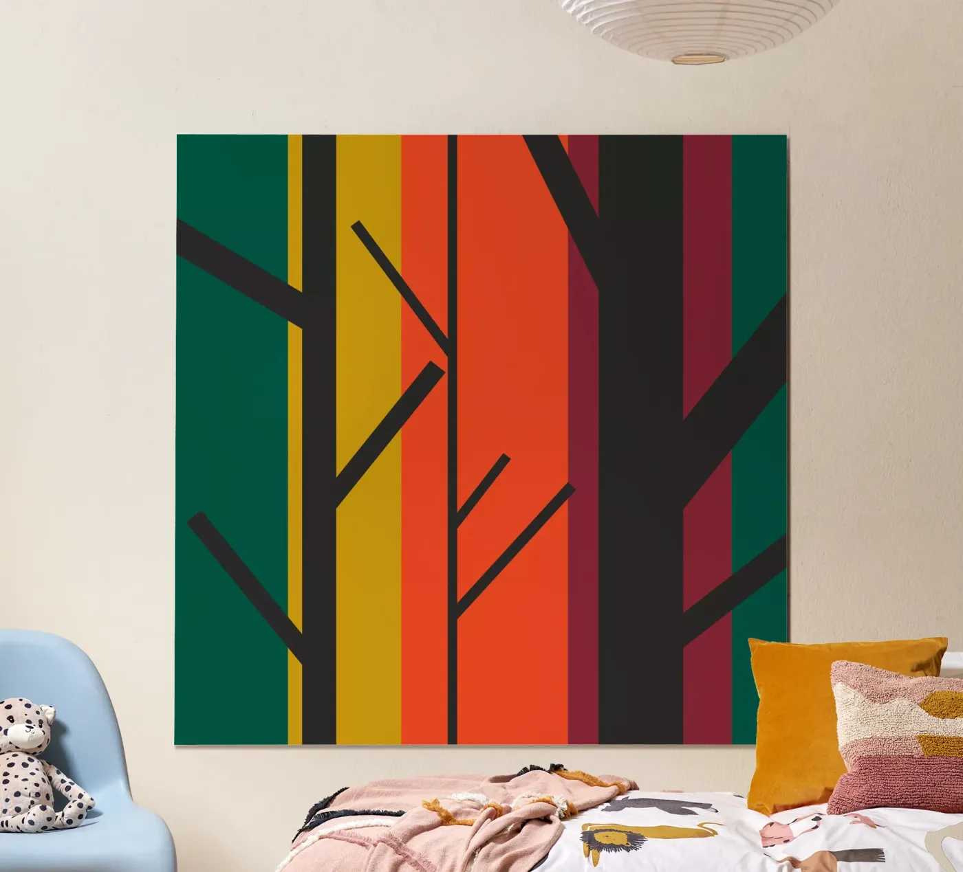 Forêt graphique. poster de cim_art