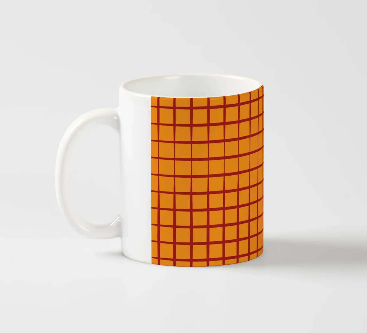 Line retro note tazza in ceramica da galihstudio