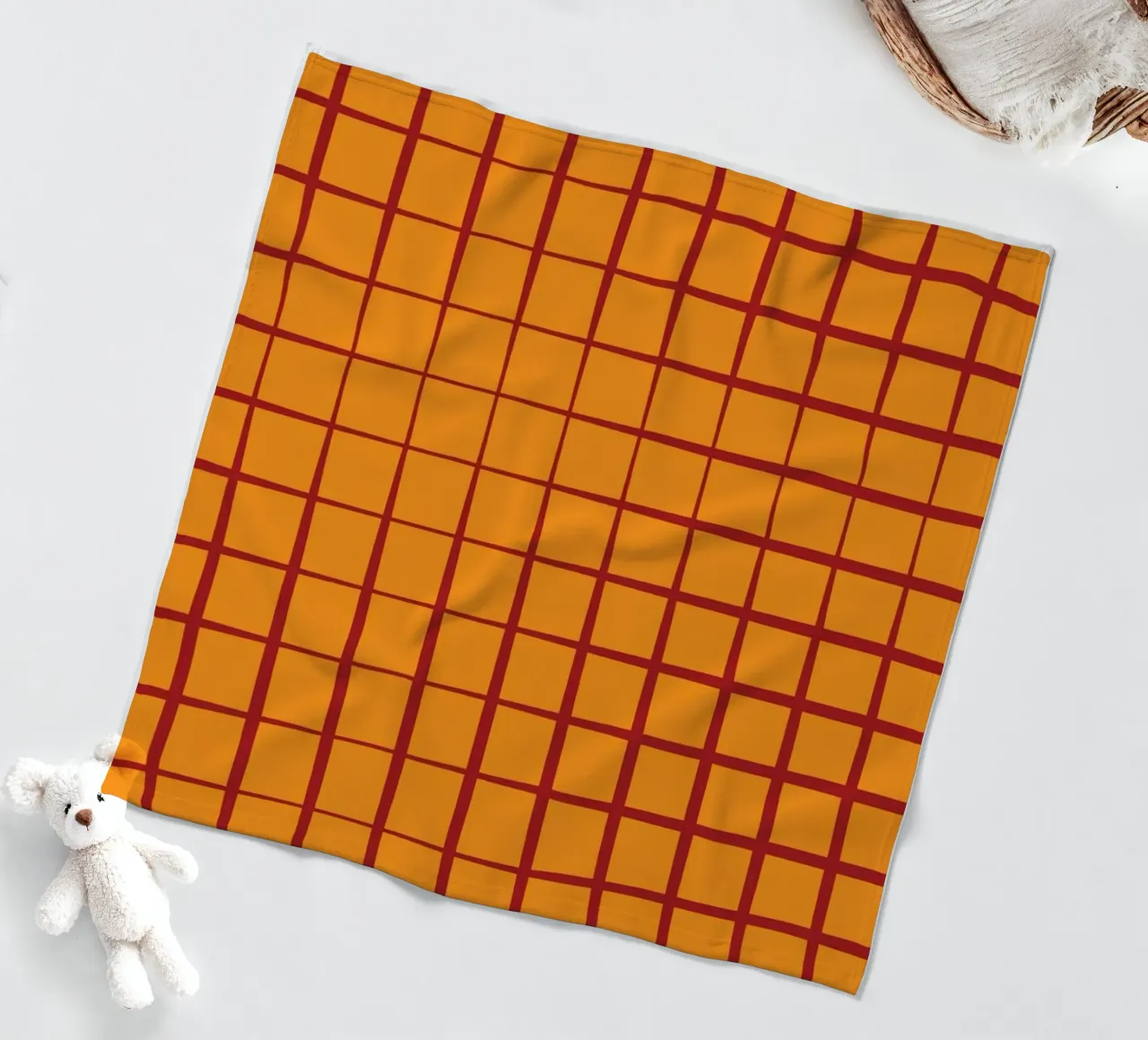 Linie zurück Noten Fleecedecke von galihstudio