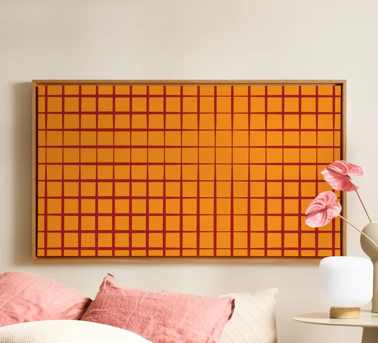 Line back notes canvas by galihstudio