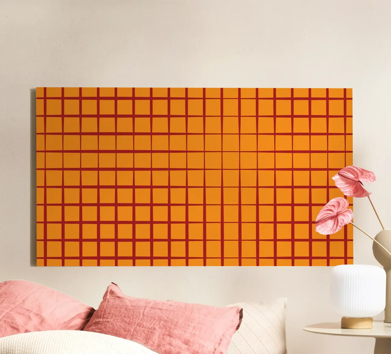 Line back notes canvas by galihstudio