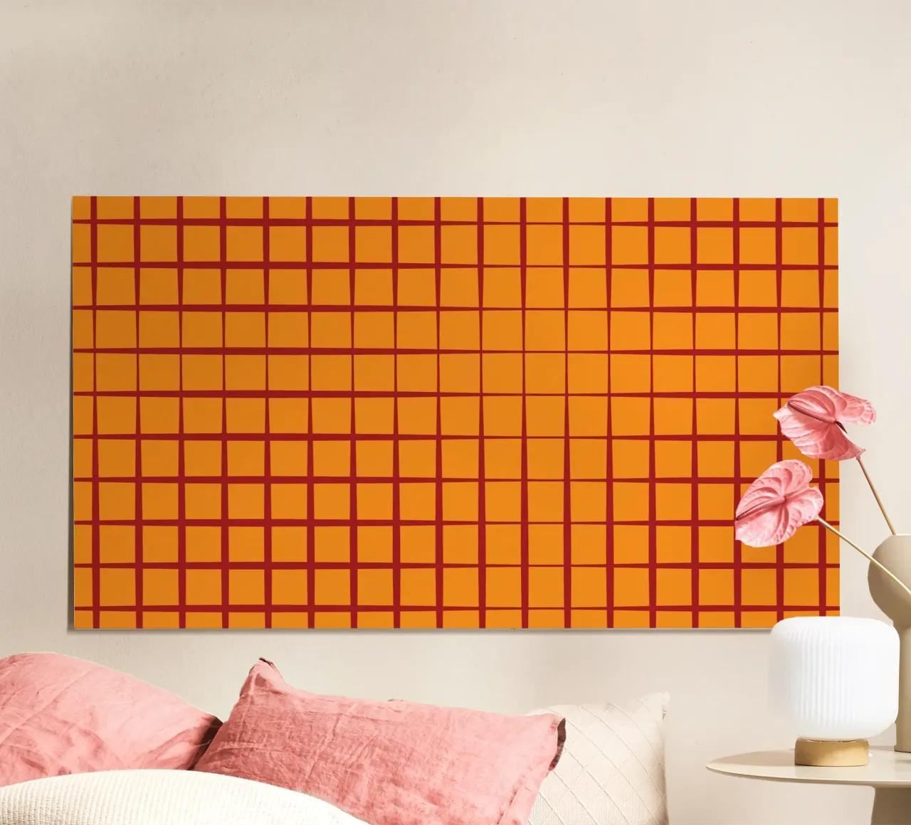 Line retro note poster da galihstudio