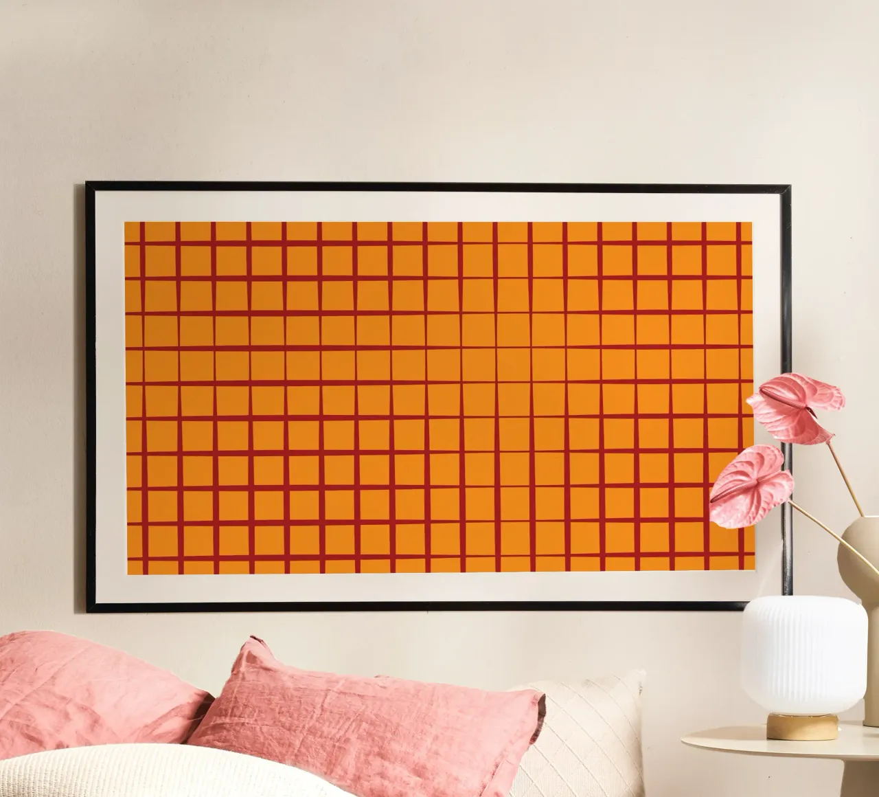 Line retro note poster da galihstudio