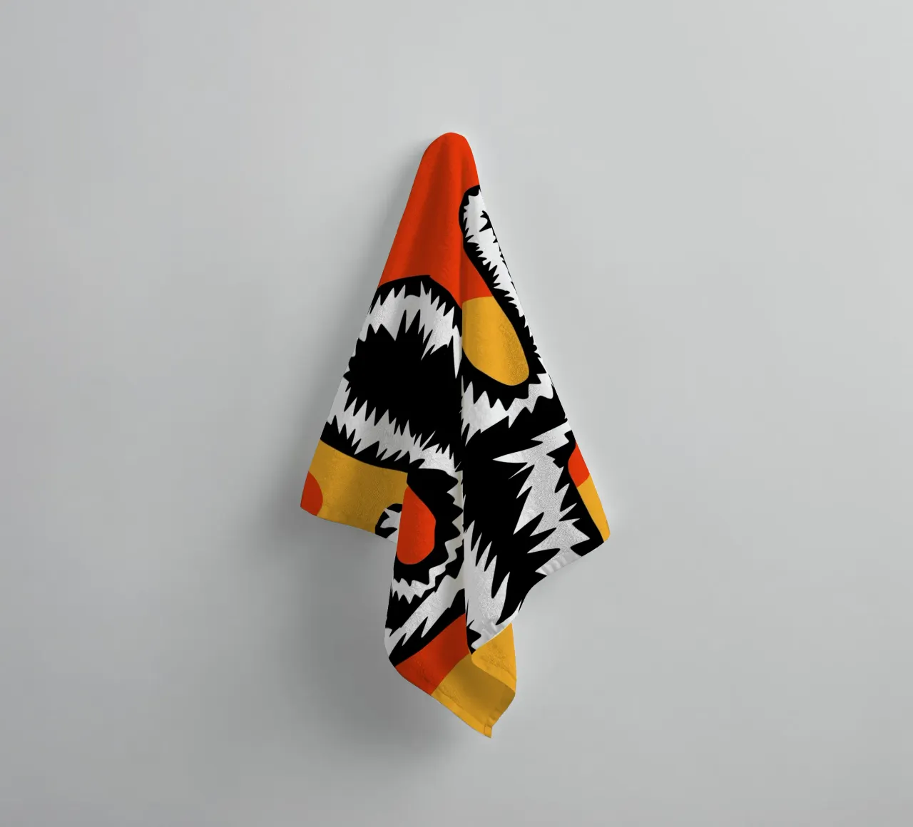Eclectic cacti towel by Little Dean