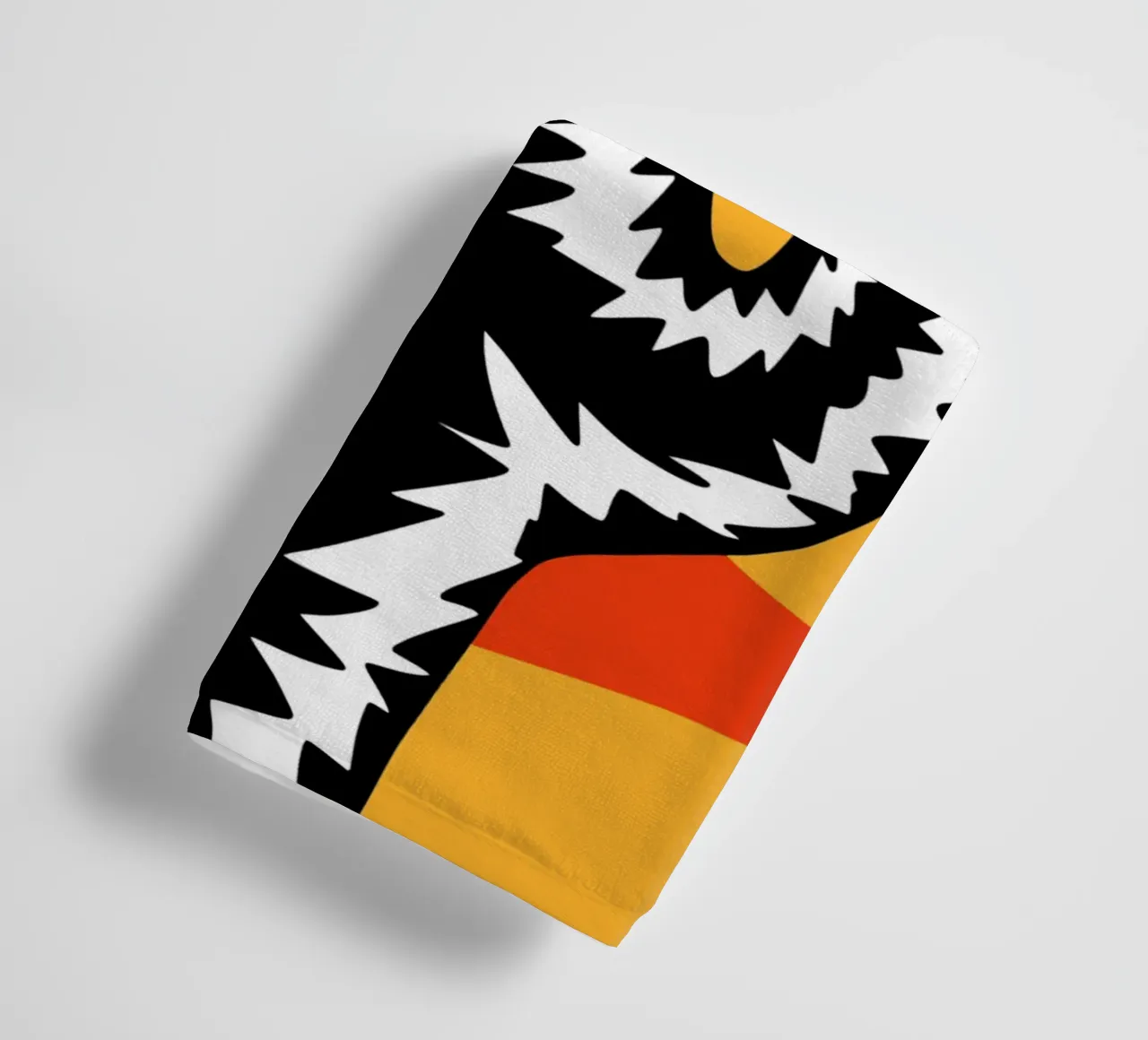 Eclectic cacti towel by Little Dean